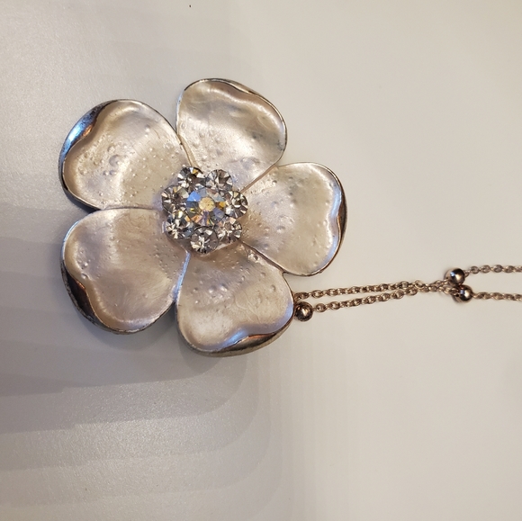Vintage flower choker - Picture 5 of 7